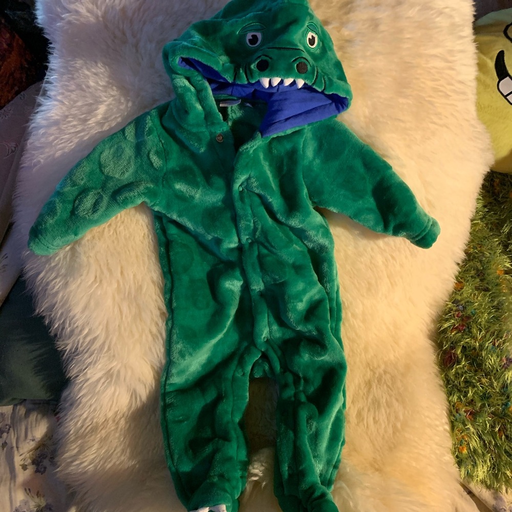 Dinosaur Hooded Onesie